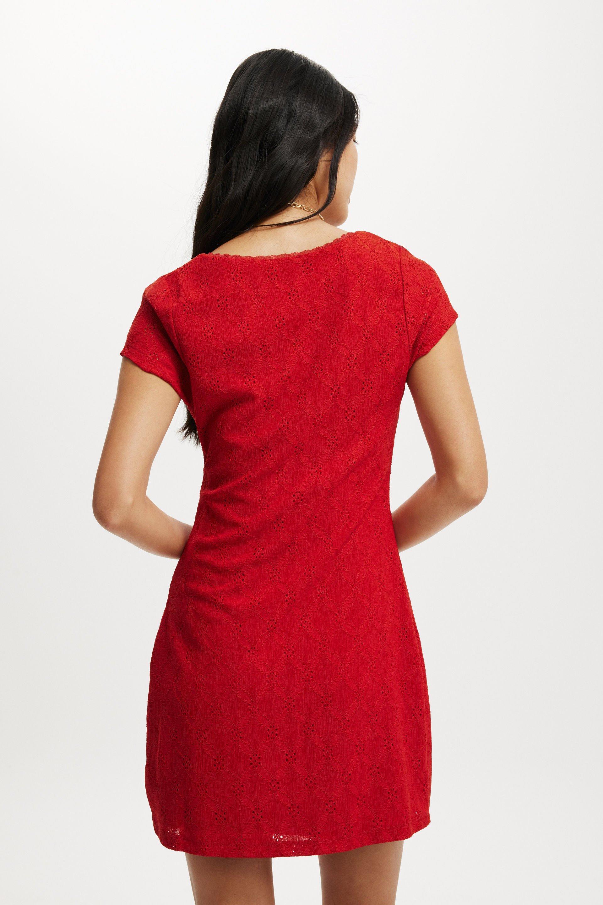 Kaia Textured Mini Dress Product Image