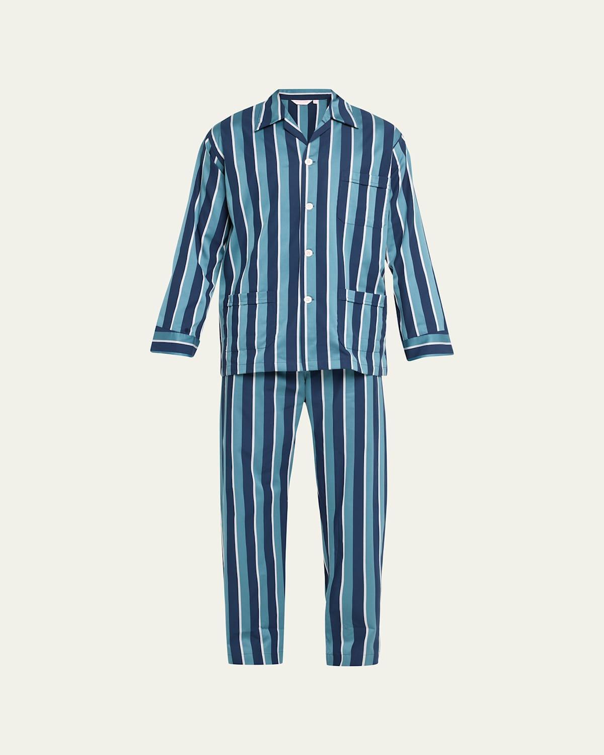 Mens Royal 221 Striped Pajama Set Product Image