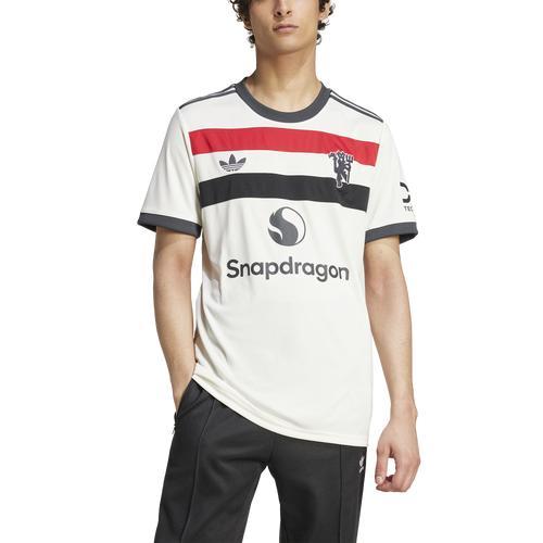 adidas Mens adidas Manchester United 24/25 Third S/S Jersey - Mens Off White Product Image