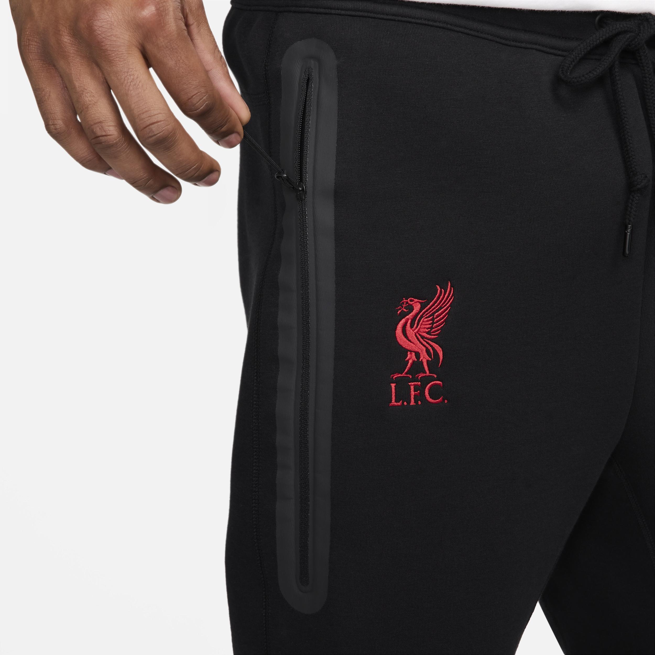 Liverpool FC Tech Fleece Nike Men's Soccer Jogger Pants Product Image