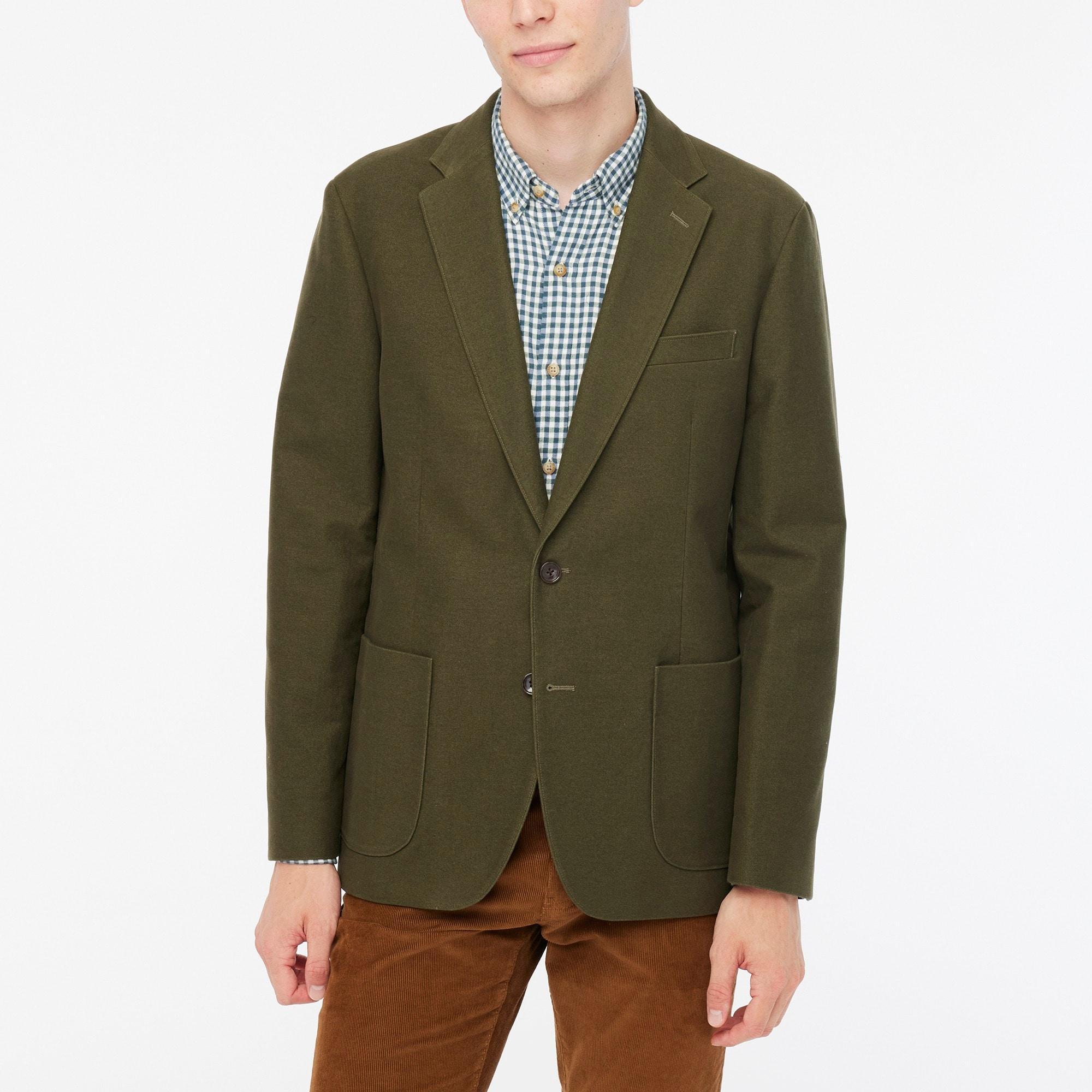 Slim-fit Thompson moleskin blazer Product Image