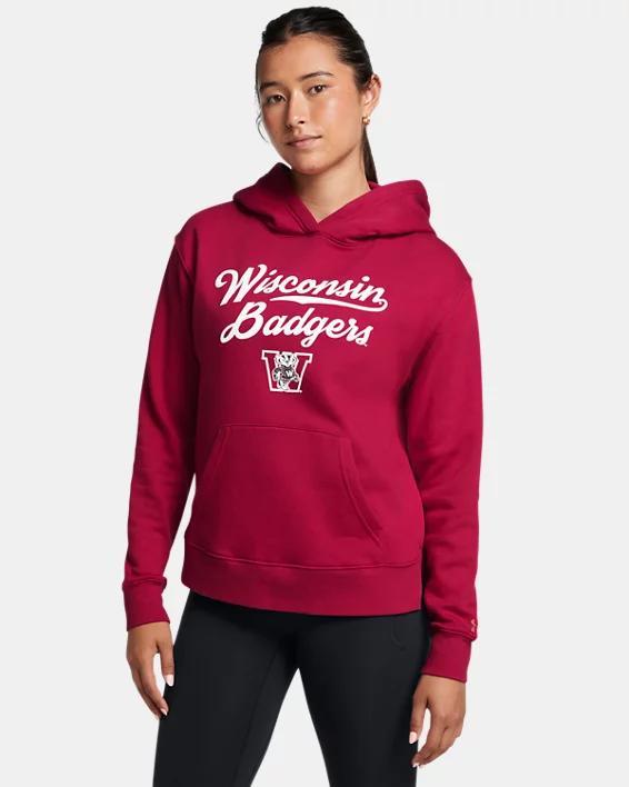 Womens UA Rival Fleece Collegiate Hoodie Product Image