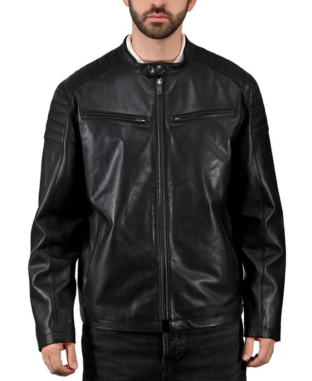 Frye Mens Cafe Racer Nappa Leather Jacket Product Image