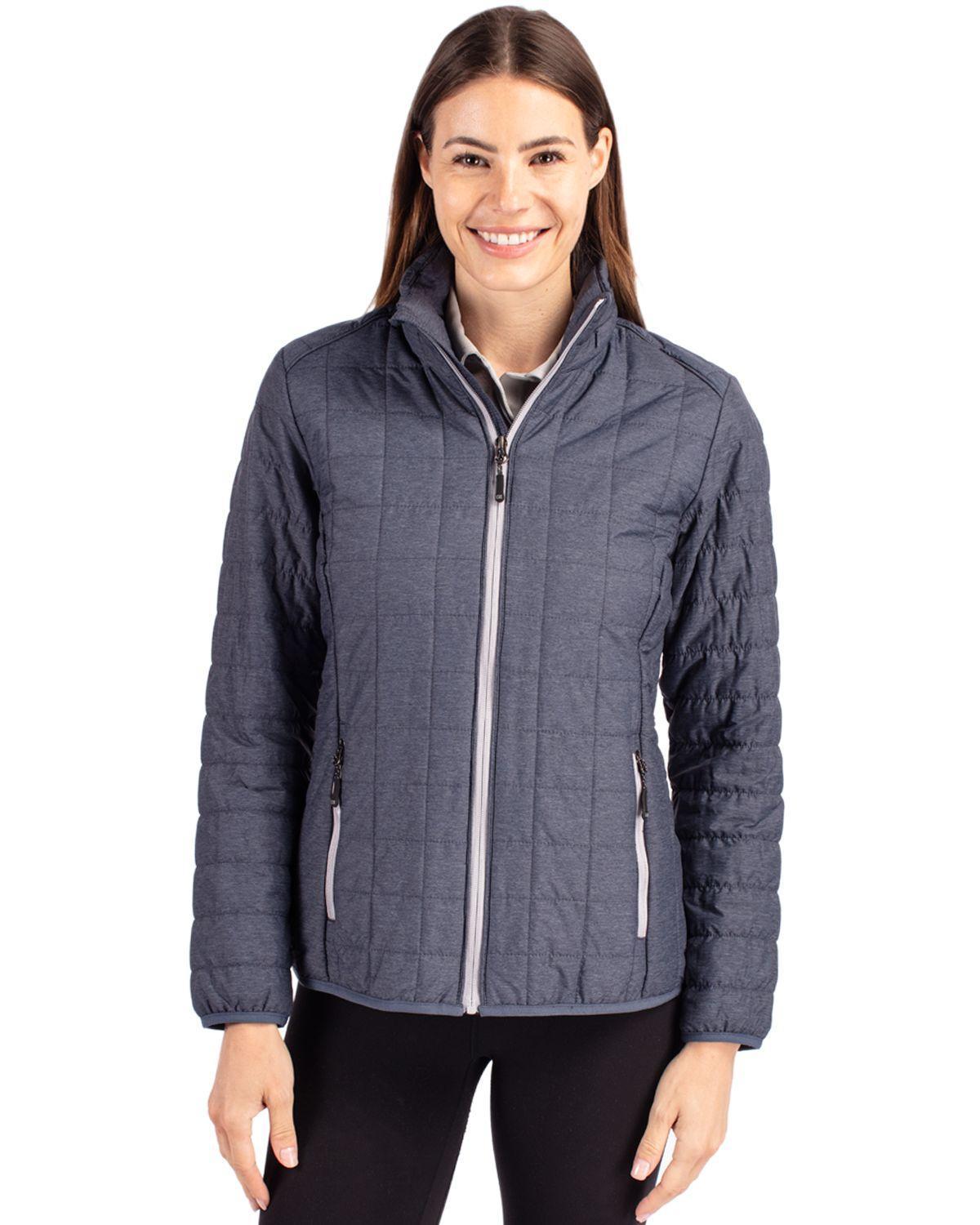 Cutter & Buck Womens Rainier PrimaLoft Eco Insulated Full Zip Puffer Jacket Product Image