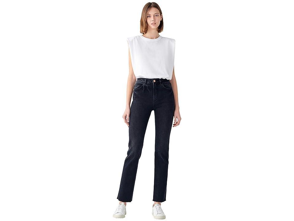 DL1961 Patti High-Rise Straight in Corvus (Corvus) Women's Jeans Product Image