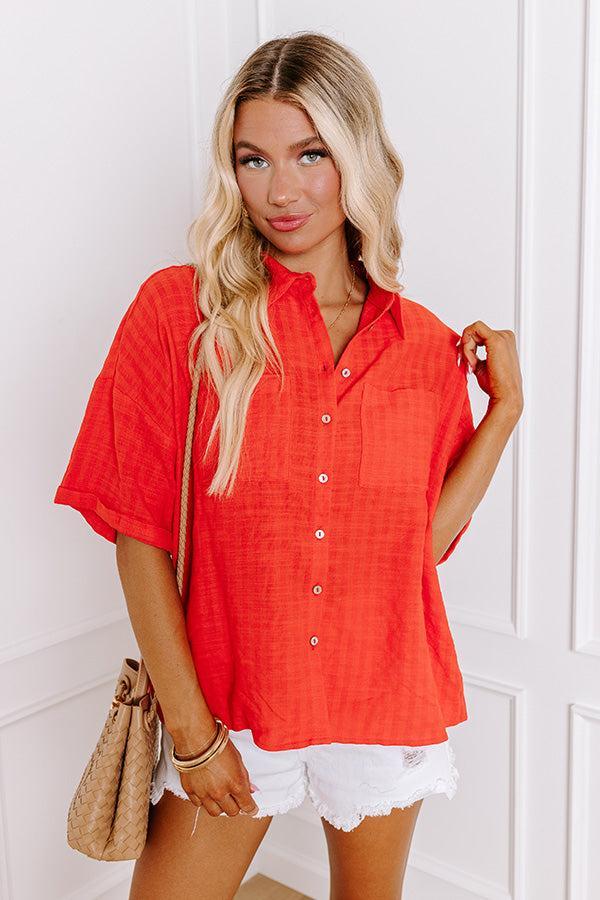 Lake House Getaway Oversized Button Up Product Image