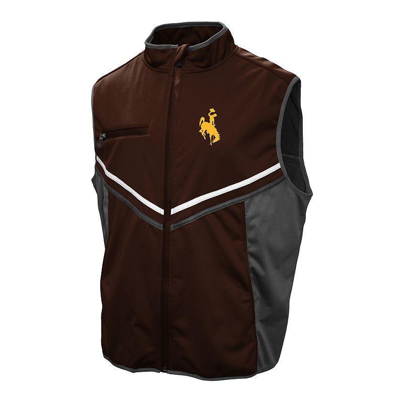 Mens Wyoming Cowboys Drive Softshell Vest Product Image