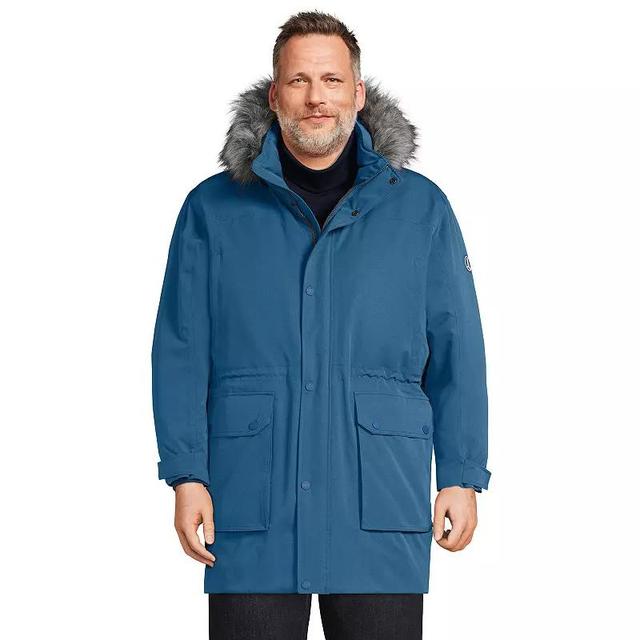 Big & Tall Lands End Expedition Down Waterproof Winter Parka, Mens Product Image