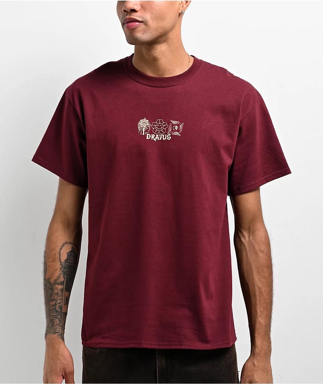 Dravus Ultimate Escape Dark Red T-Shirt Product Image