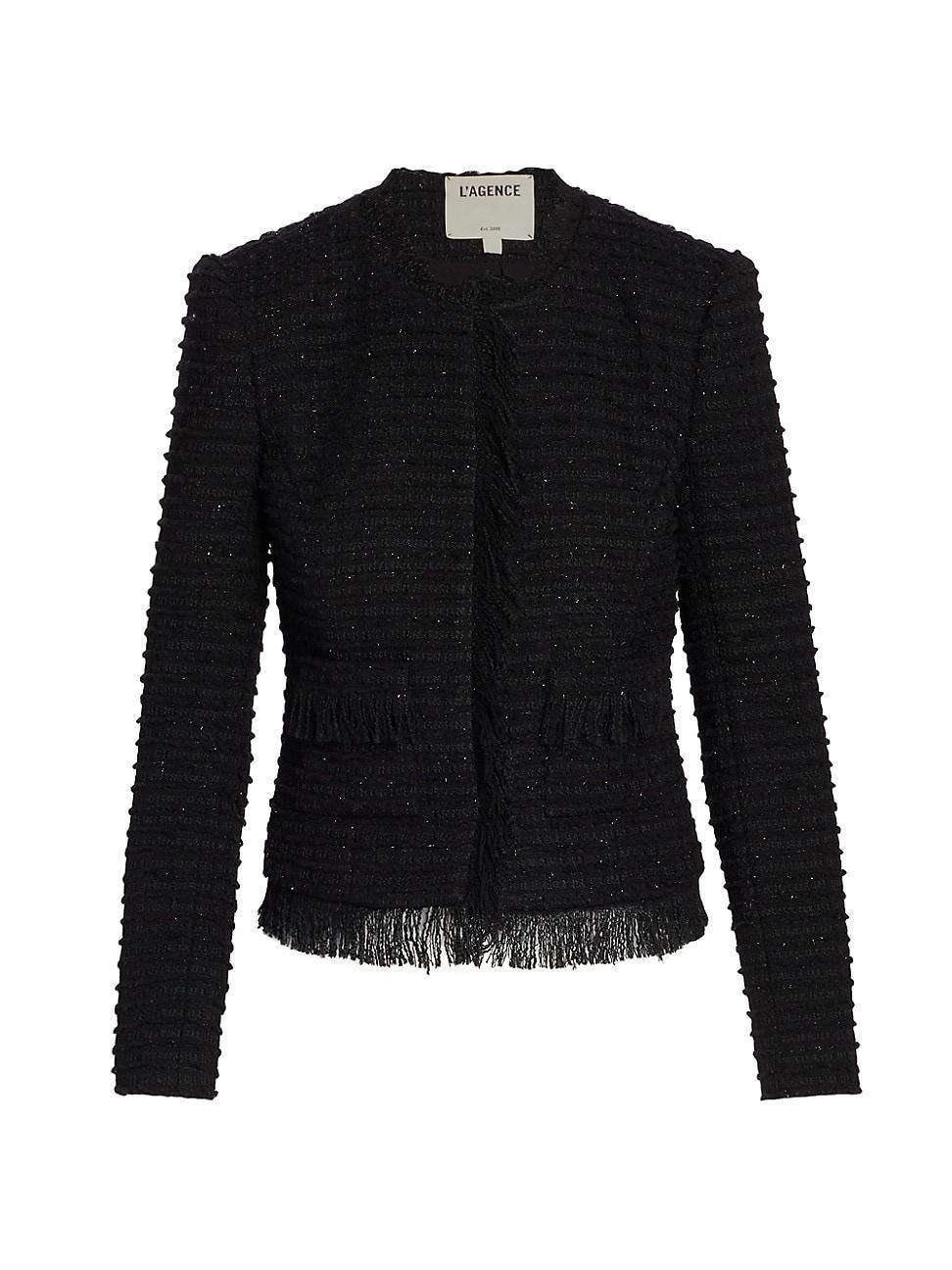 Womens Angelina Tweed Blazer Product Image