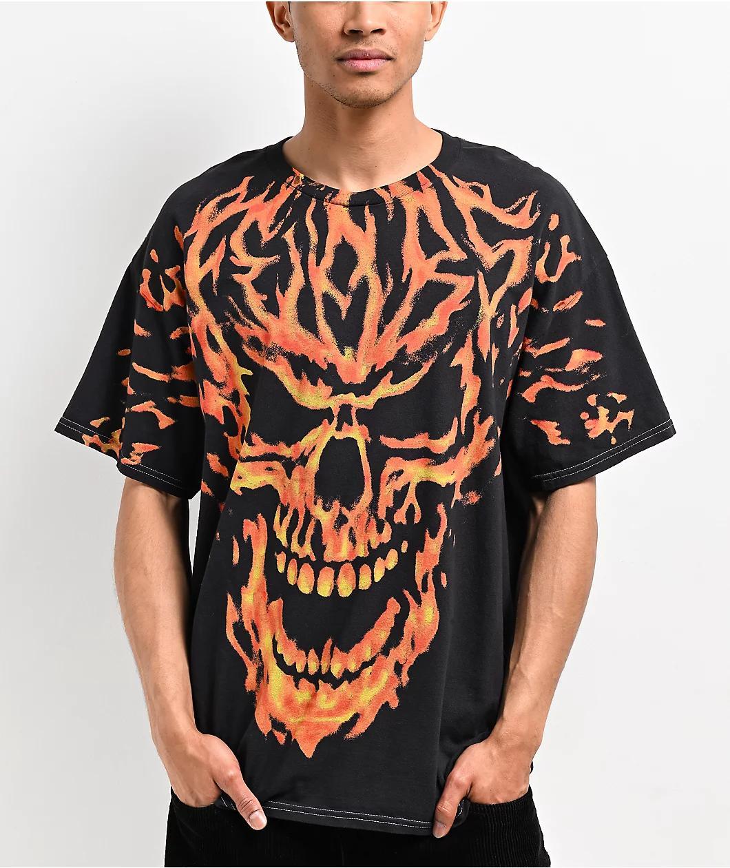 Personal Fears Hellfire Black T-Shirt Product Image