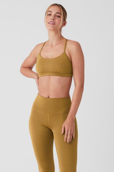 Airlift Intrigue Bra - Golden Olive Branch Product Image