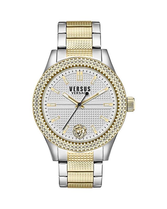 Versus Versace Womens Bayside Three Hand Two-Tone Stainless Steel Watch 38mm - Two-Tone Product Image