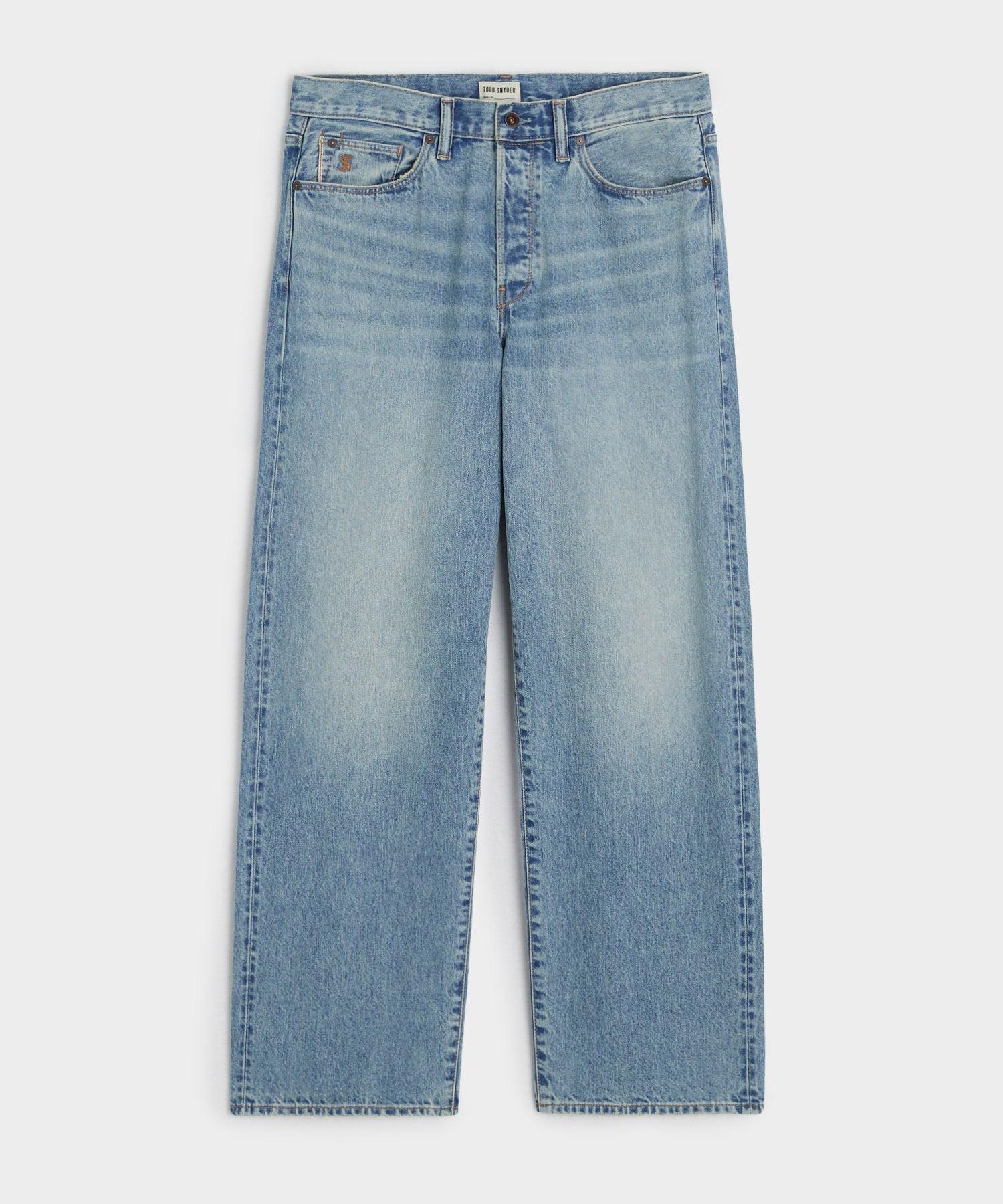 Relaxed Selvedge Jean in Frosty Indigo Wash Product Image