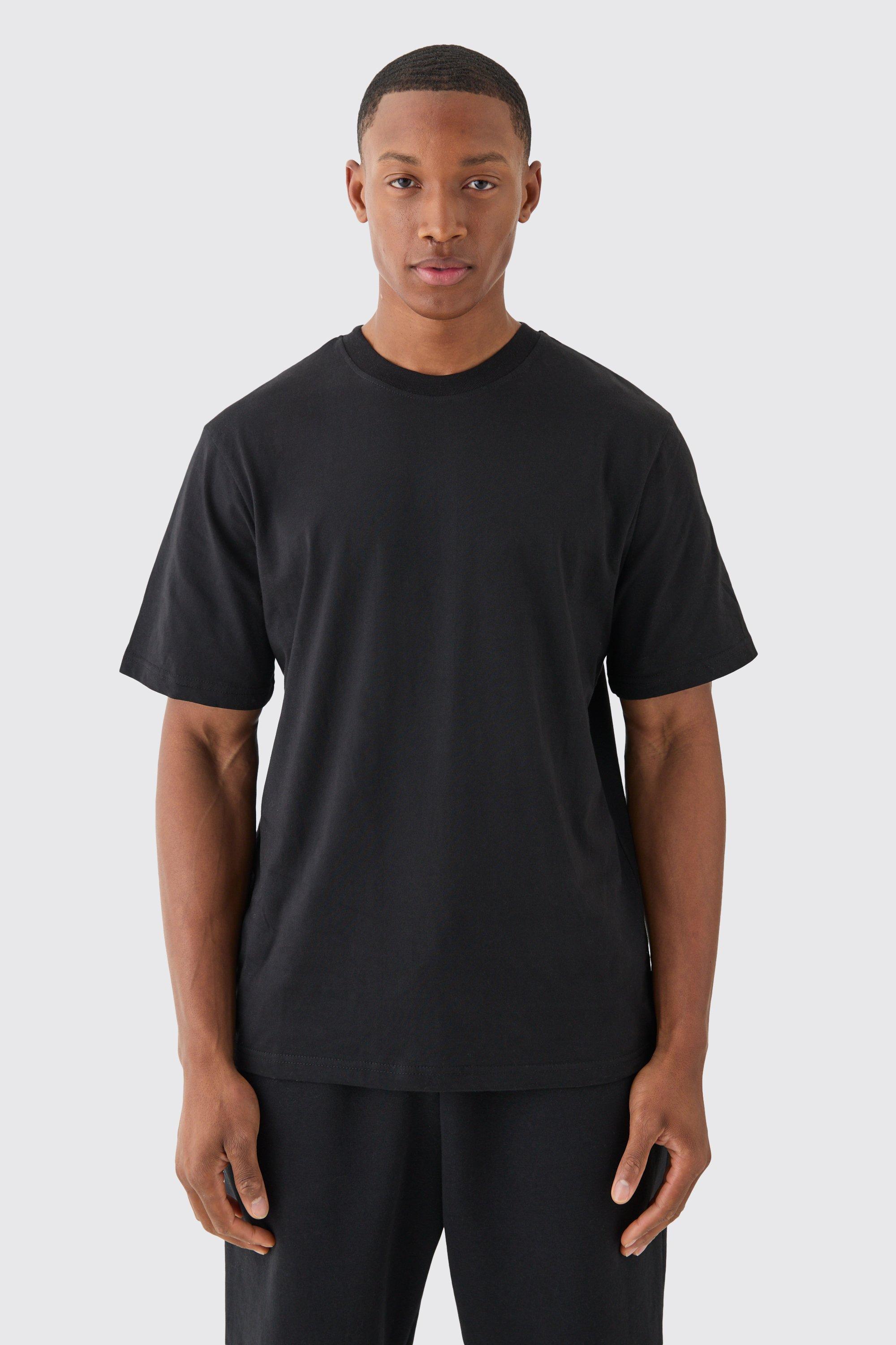 Basic Crew Neck T-shirt | boohooMAN USA Product Image