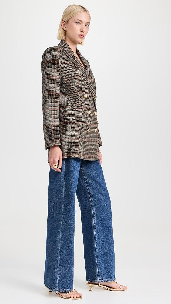 L'AGENCE Aimee Relaxed Double Breast Blazer | Shopbop Product Image