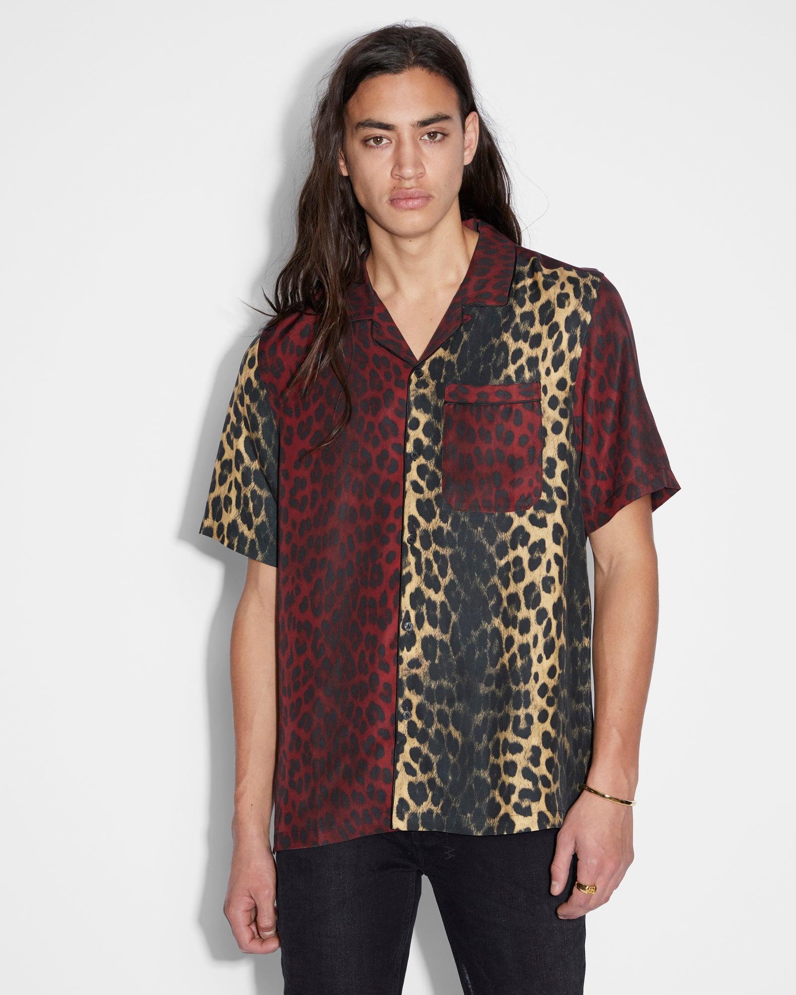 BIG KAT RESORT SS SHIRT 2 TONE Male Product Image