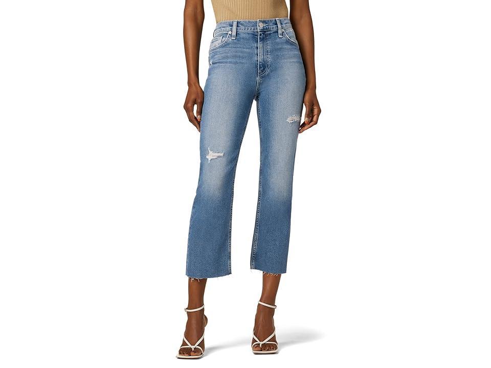 Hudson Jeans Remi High-Rise Straight Crop in Oceanview (Oceanview) Women's Jeans Product Image