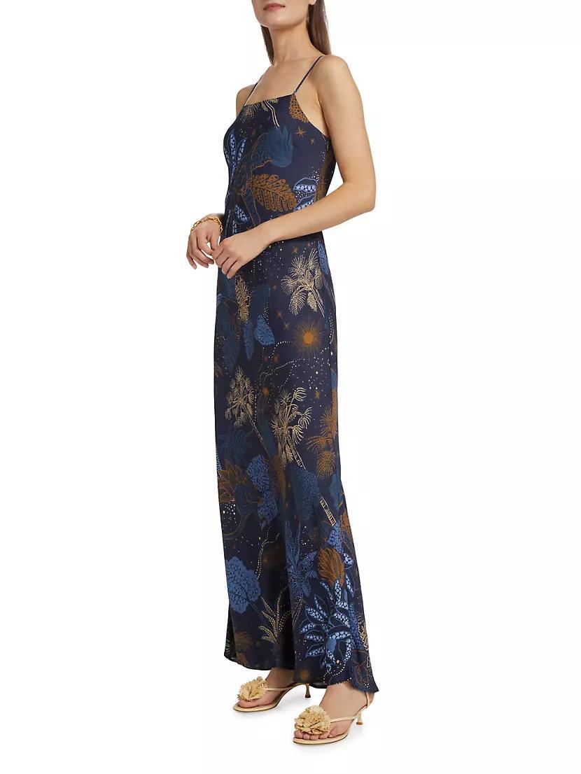 Night Jungle Slip Maxi Dress Product Image