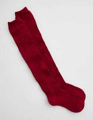 Aerie Cable Over The Knee Socks Product Image