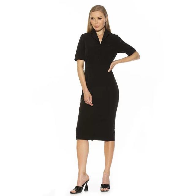 Alexia Admor Womens Kinsley Sheath Dress - Black Product Image