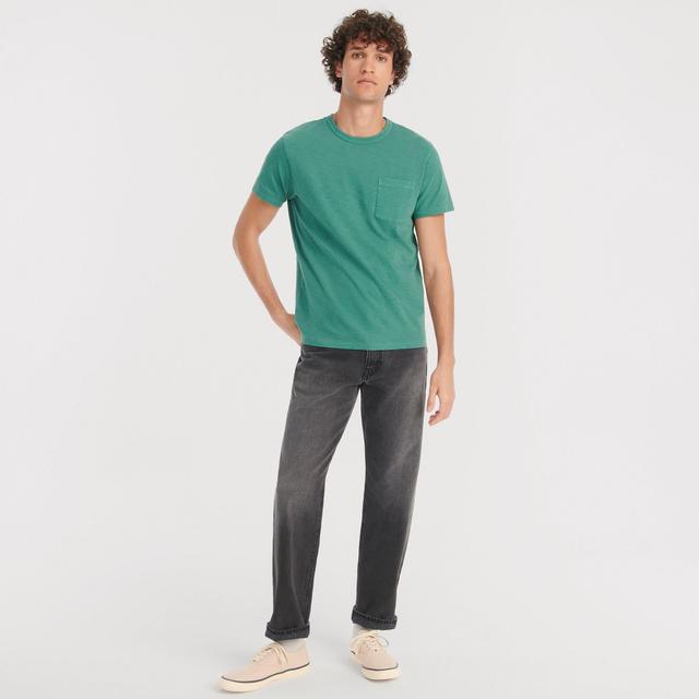 Classic Straight-fit jean in deep grey lake wash Product Image