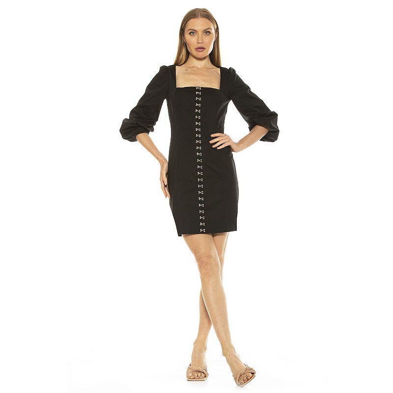 Womens ALEXIA ADMOR Sammie Squareneck Sheath Dress Product Image