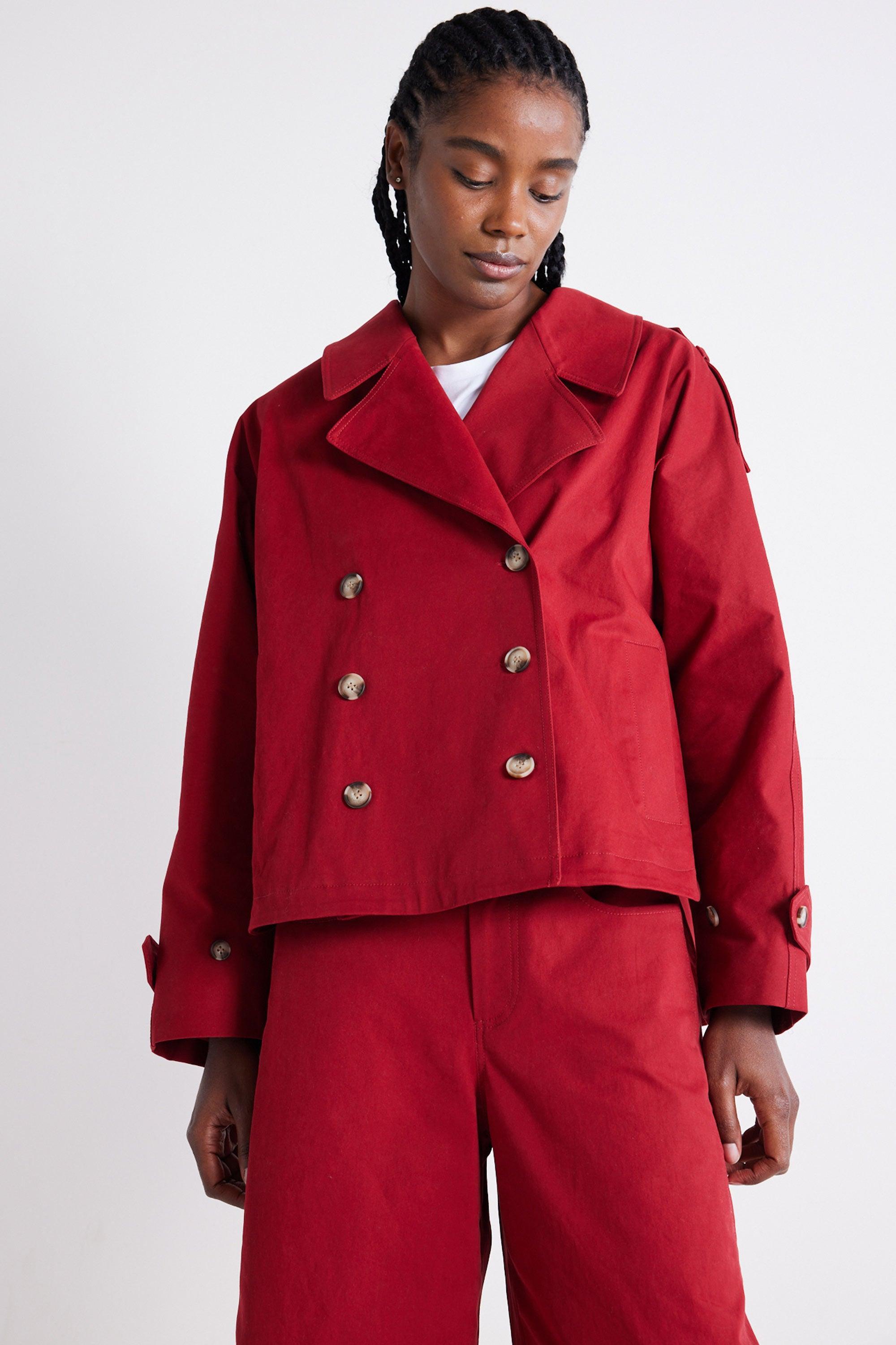 The Oversized Twill Trench Product Image