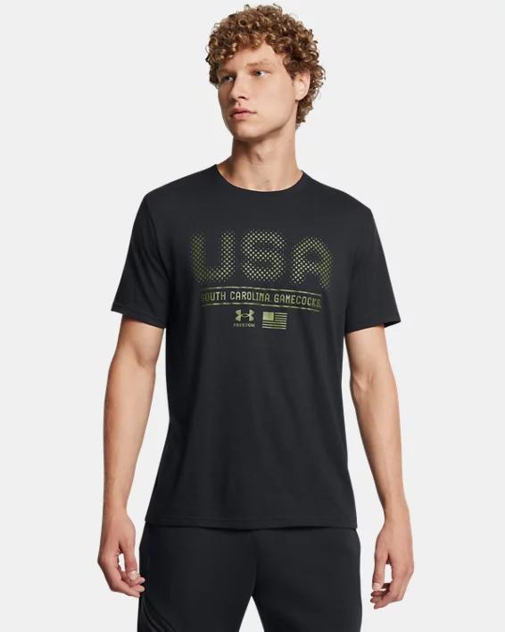 Men's UA Performance Cotton Collegiate T-Shirt Product Image