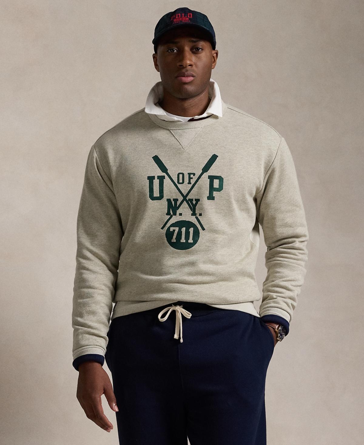 Slub Fleece Graphic Sweatshirt In Vintage Heather Product Image