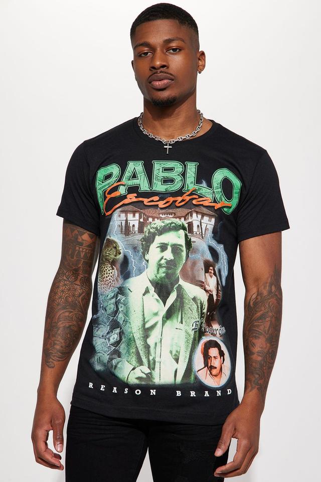 Pablo Escobar Remembrance Short Sleeve Tee - Black Product Image