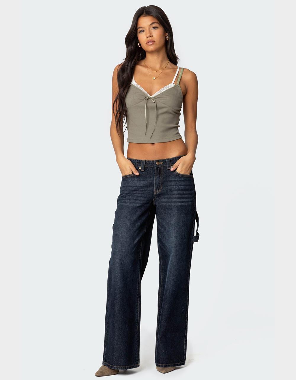 EDIKTED Carpenter Low Rise Jeans Product Image