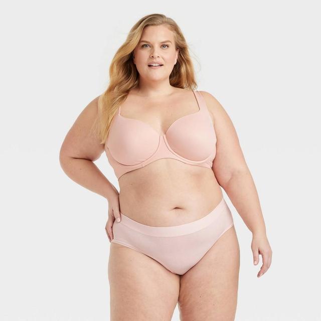 Womens Cotton Stretch Comfort Hipster Underwear - Auden Pink 4X Product Image