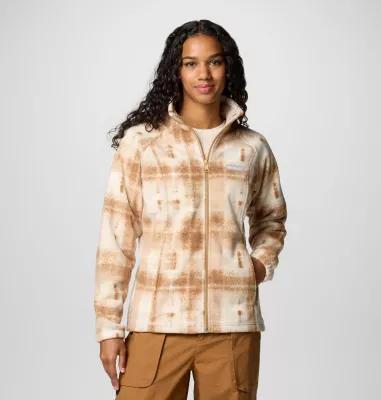 Columbia Womens Benton Springs Printed Full Zip Fleece Jacket- Product Image