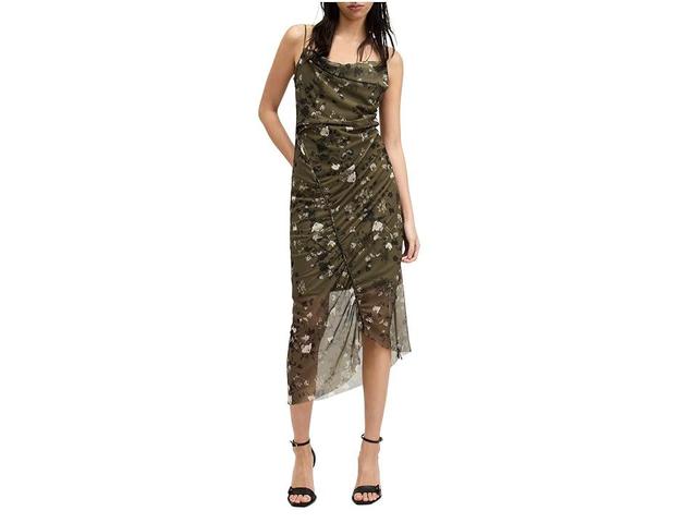 AllSaints Ulla Kora Dress Green) Women's Dress Product Image