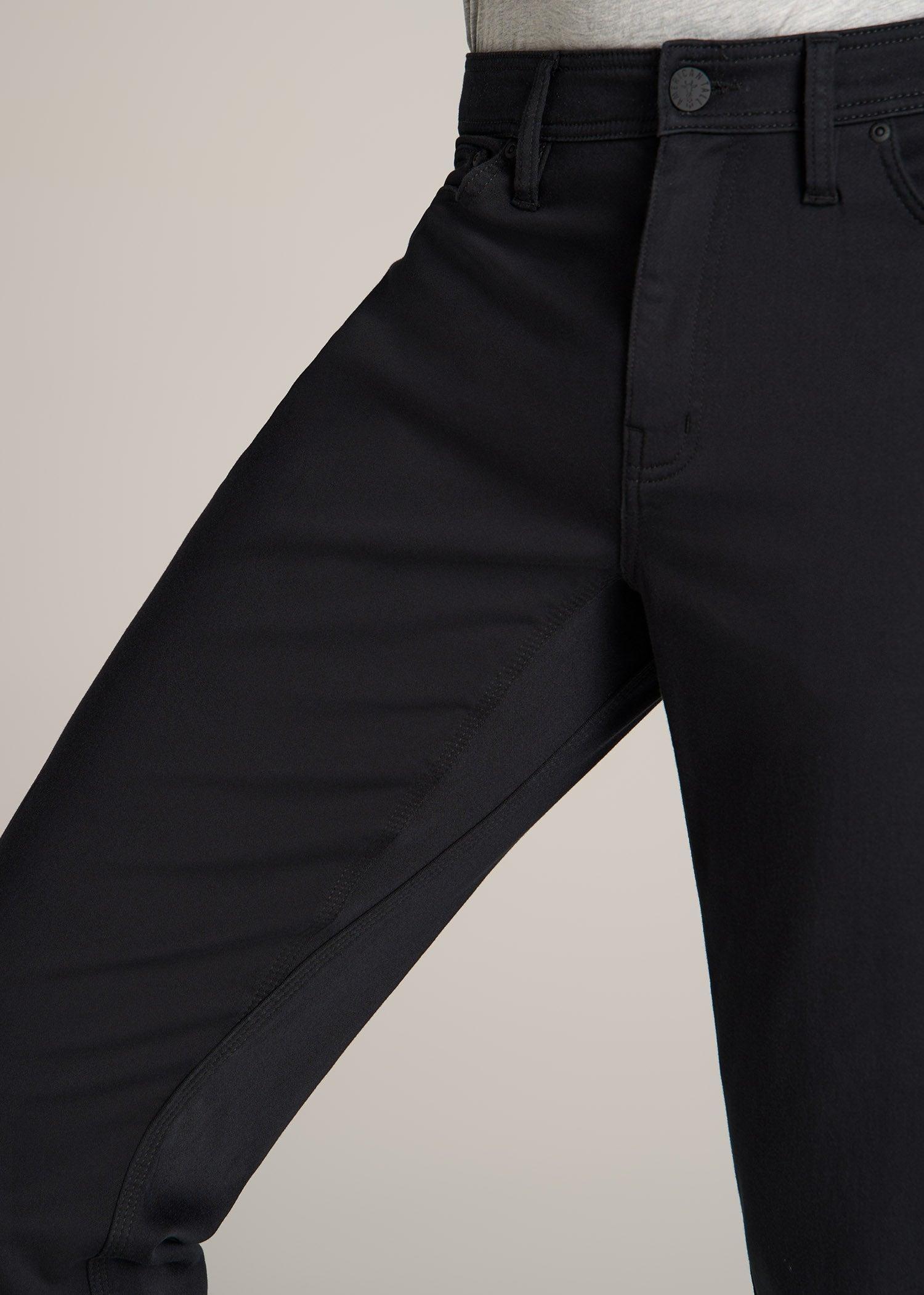 Everyday Comfort 5-Pocket TAPERED-FIT Pant for Tall Men in Black Product Image