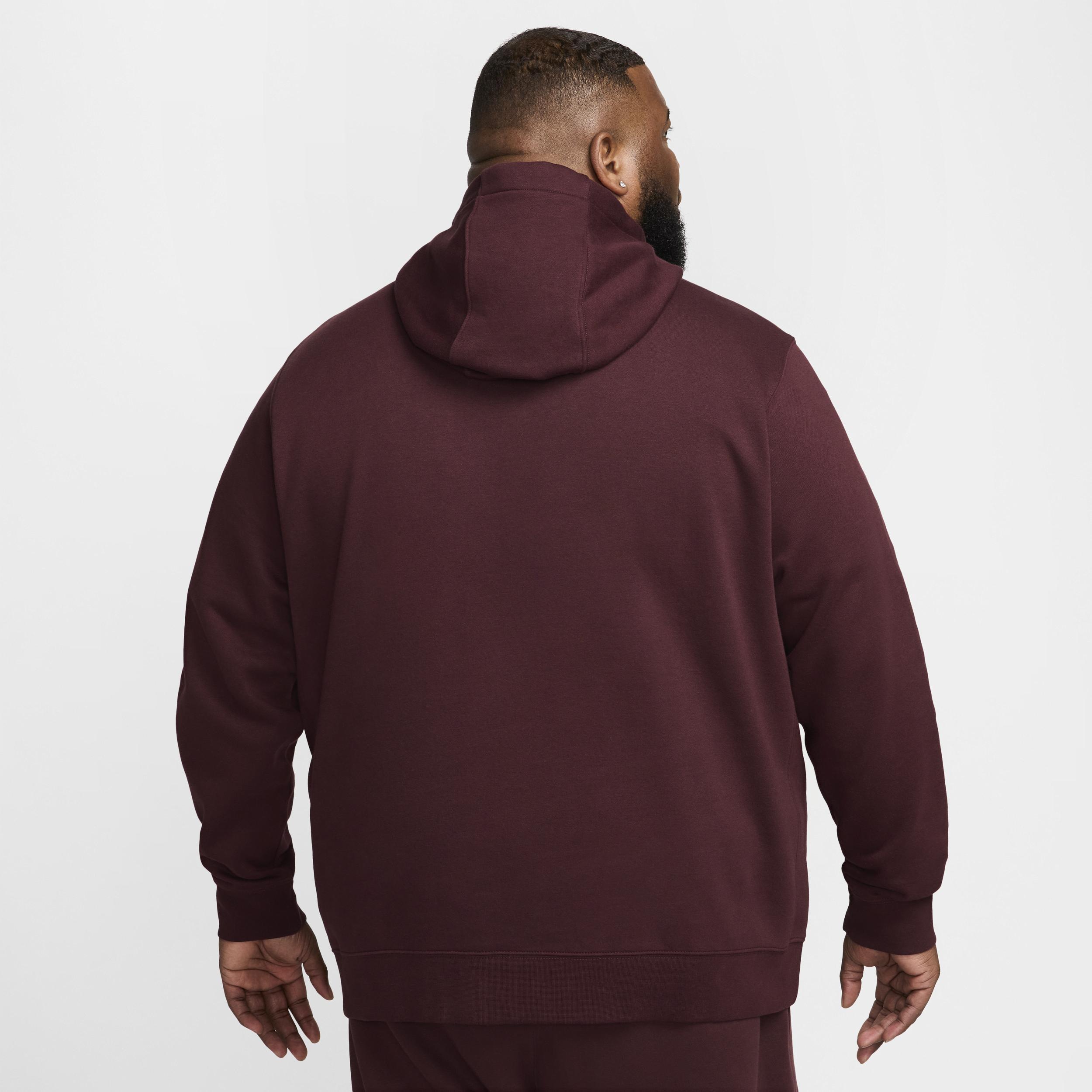 Nike Mens Nike Club Pullover Hoodie - Mens Maroon/Maroon Product Image