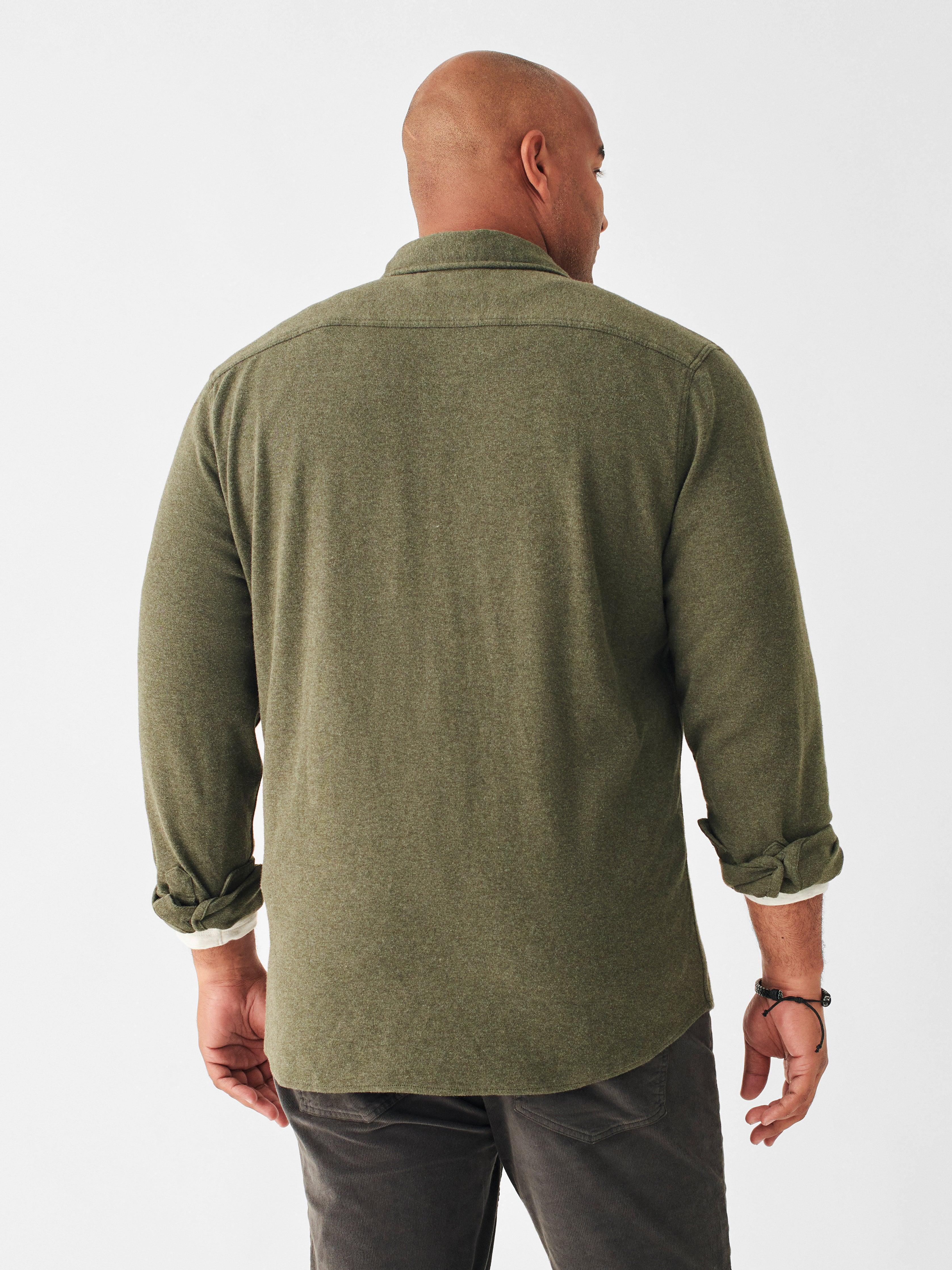 Knit Alpine Shirt - Olive Heather Male Product Image