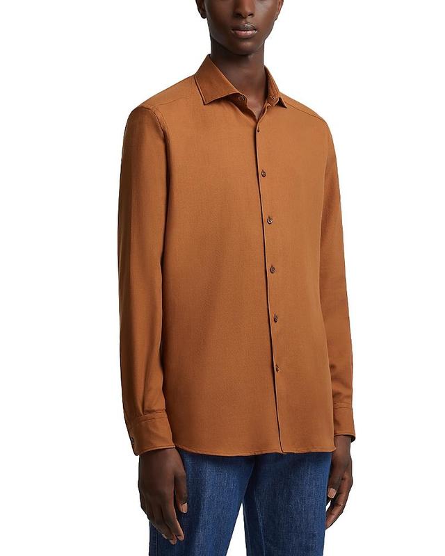 Zegna Cashco Regular Fit Button Down Shirt Product Image