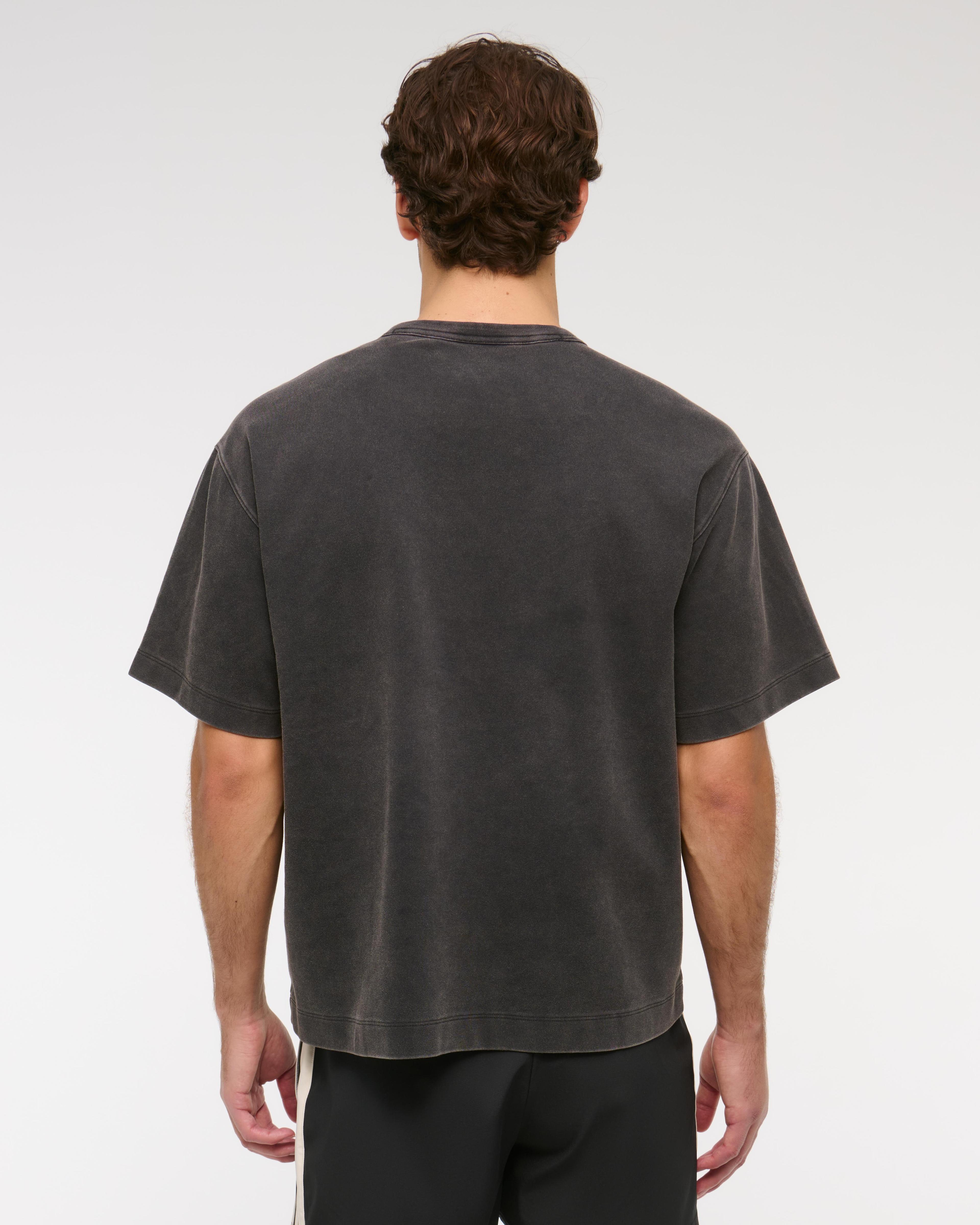 YPB Active Cropped Heavyweight Cotton Jersey Tee Product Image