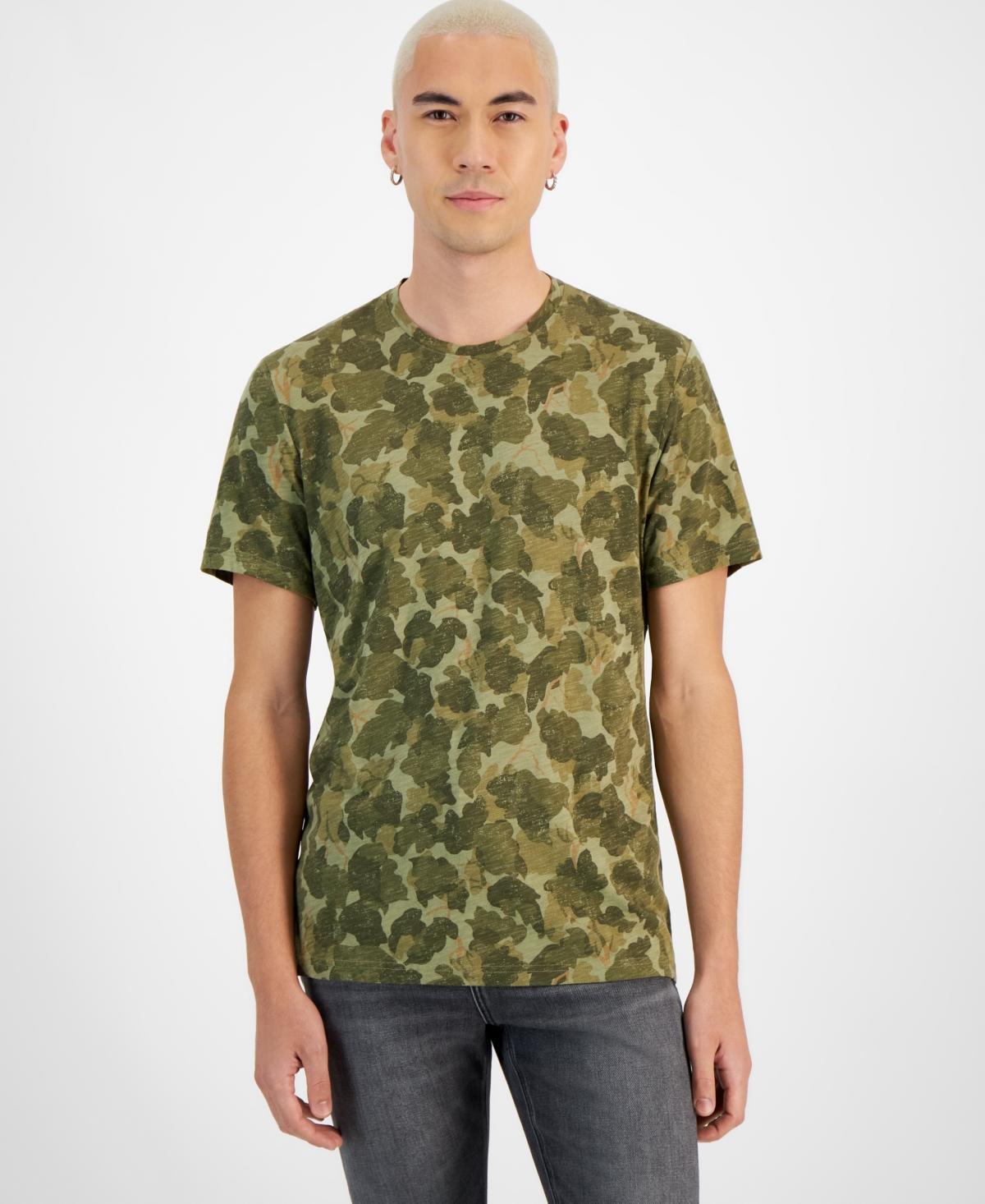 Sun + Stone Mens Regular-Fit Floral T-Shirt, Created for Macys Product Image