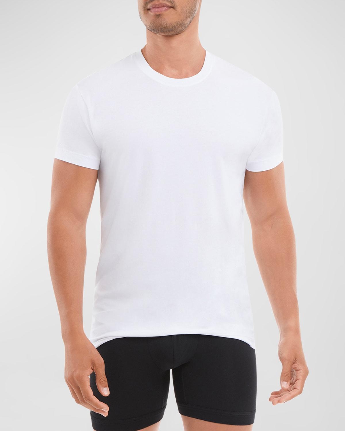 Mens Cotton-Stretch Crewneck T-Shirt Product Image