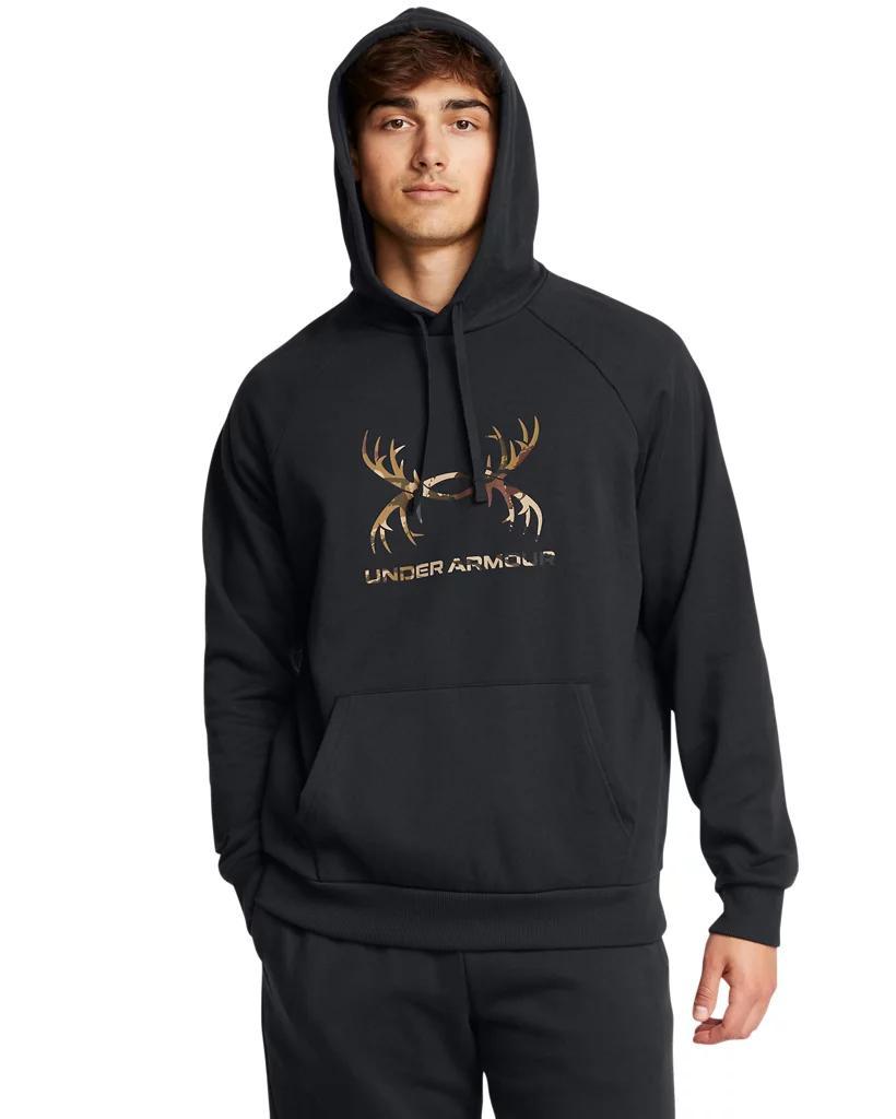 Mens UA Rival Fleece Antler Hoodie Product Image