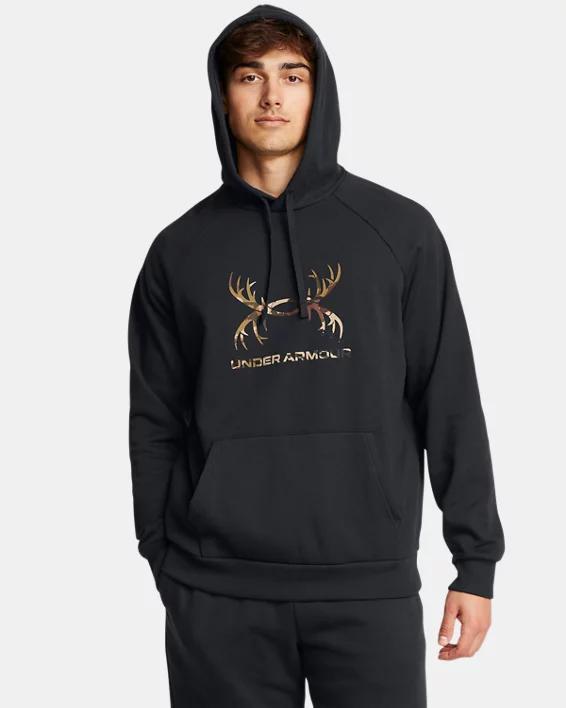 Men's UA Rival Fleece Antler Hoodie Product Image