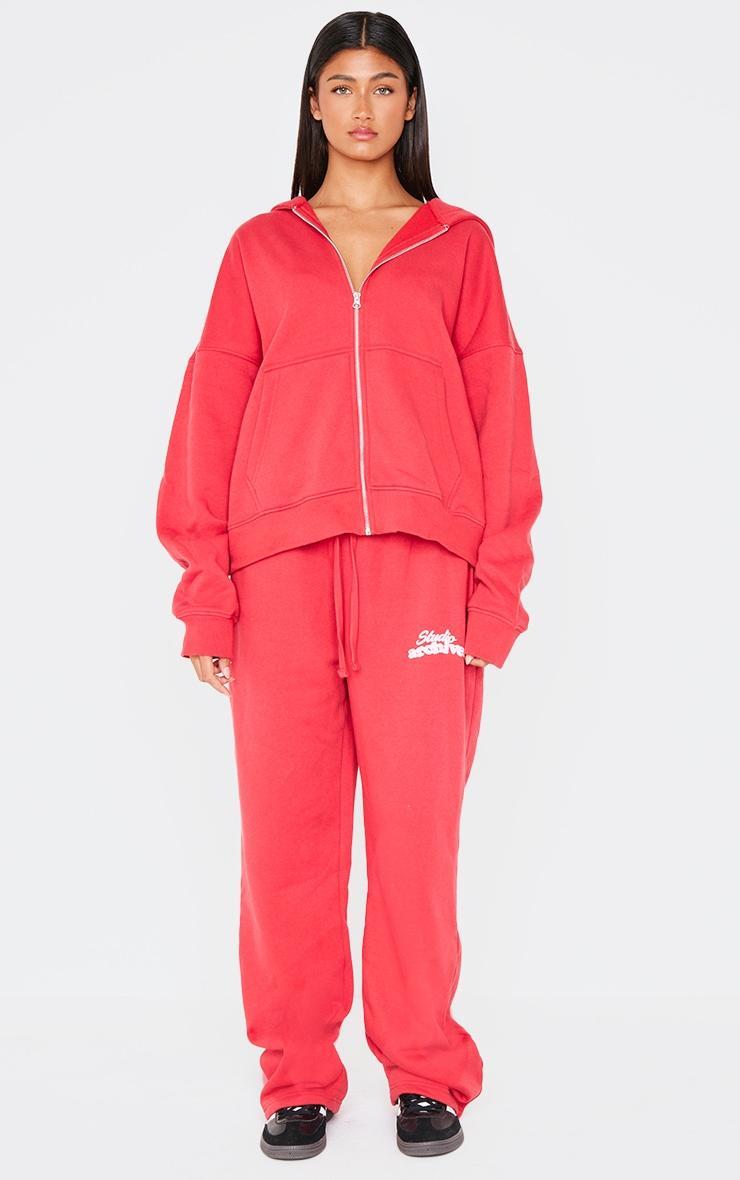 Bright Red Studio Archives Zip Up Hoodie Product Image