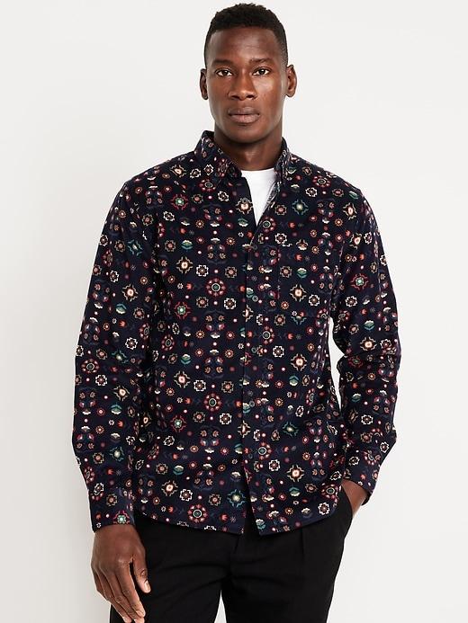 Button-Down Corduroy Shirt Product Image