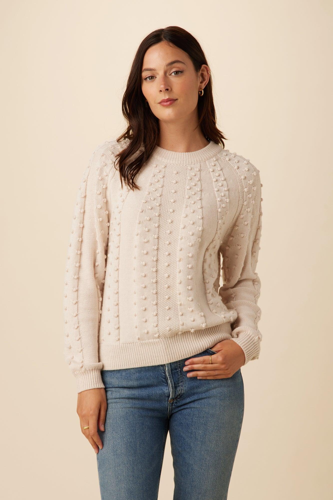 Laurel Wool Sweater - Ivory - ReAmour Product Image