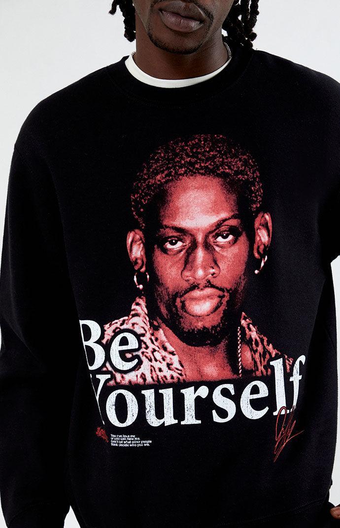 RODMAN BRAND Men's Be Yourself Crew Neck Sweatshirt Product Image