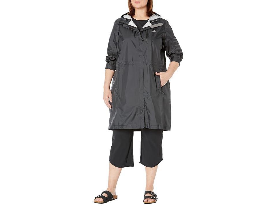 L.L.Bean Plus Size Trail Model Raincoat Women's Clothing Product Image