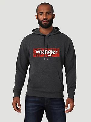 Men's Wrangler Camo Logo Hoodie | Men's SHIRTS | Wrangler® Product Image